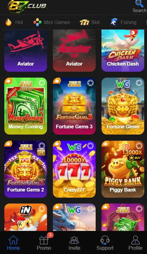 87.Club game Image