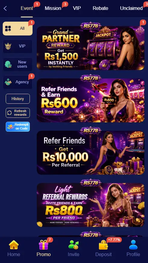 RS778 Game
Rs 778 game