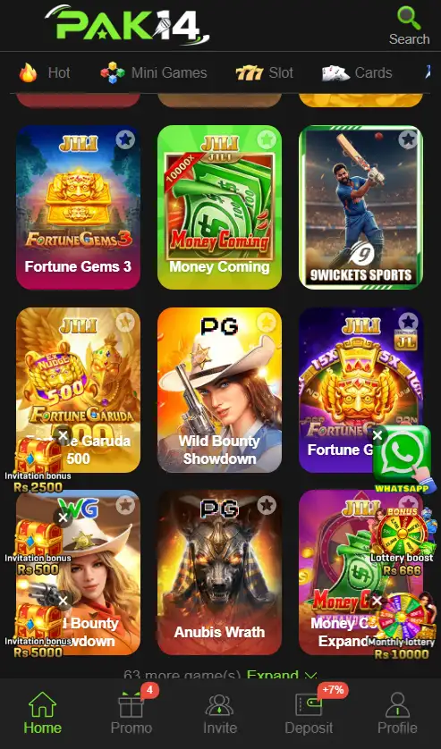 PAK14 Game
PAK 14 Game